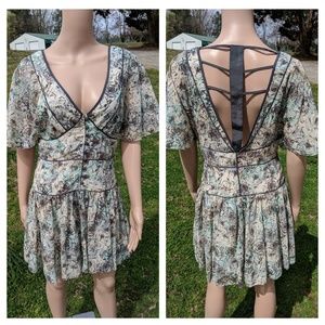 Free People Dress w/Cut Out Back